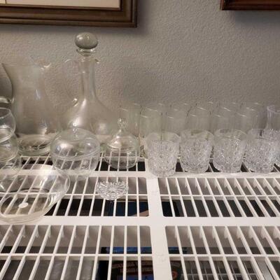 1090	

Glassware
Included Cups, Decanter, Pitcher, Bowls, And More
