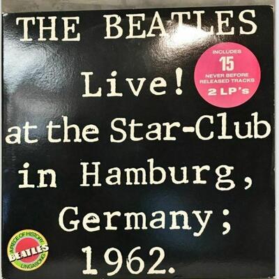 https://www.ebay.com/itm/114766166057	BM0107 THE BEATLES "LIVE! AT THE STAR CLUB IN HAMBURG GERMANY 1962" 2 LP LS27001	Auction
