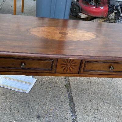 https://www.ebay.com/itm/114779084394	CF9220 Coffee Table w/ Inlay Plomb W/ 2 Drawers UShip or Local Pickup		Auction
