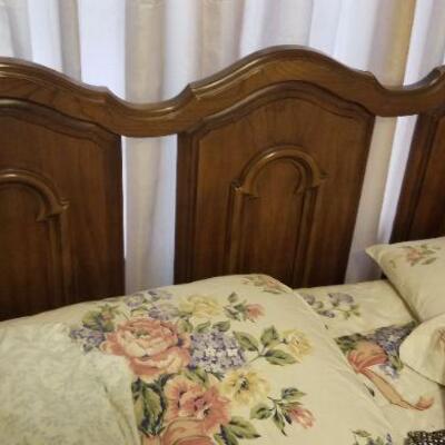 Matching queen bed, with mattress and box spring. headboard only