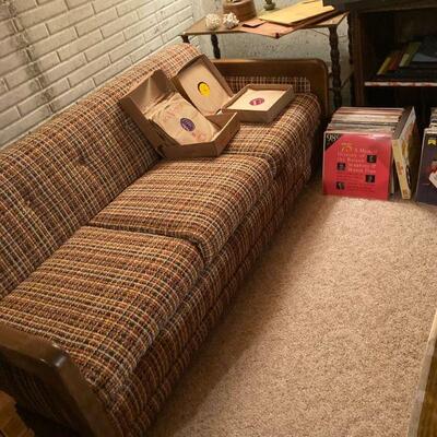 Cool couch and the beginning of the records