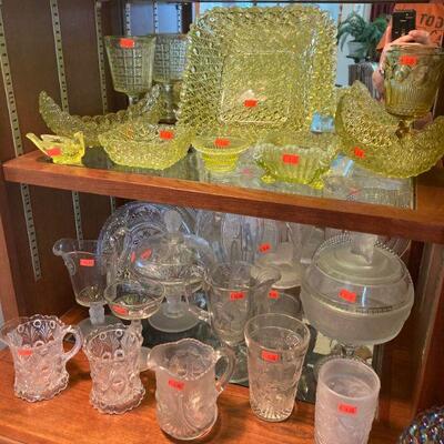 3 faces, Westward Ho and Log cabin glass