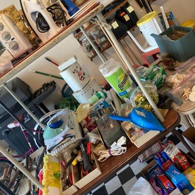 kitchen and garage items