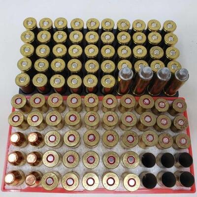 #938 • 88 Rounds of .45 Colt and 12 empty round cartridges