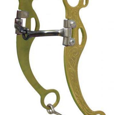 58	

NEW Colored aluminum bit with fully engraved 8.75" cheeks.
Colored aluminum bit with fully engraved 8.75" cheeks....
