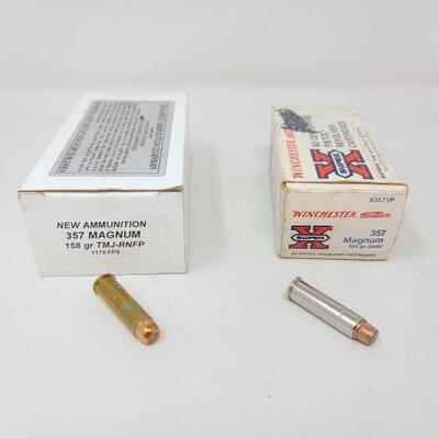 894	

Approx 100 Rounds Of .357 Magnum Ammo
Approx 100 Rounds Of .357 Magnum Ammo