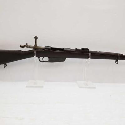 664	

Fucile 1891 6.5x52mm Bolt-Action Rifle
Serial Number: B13093 Barrel Length: 20 inches