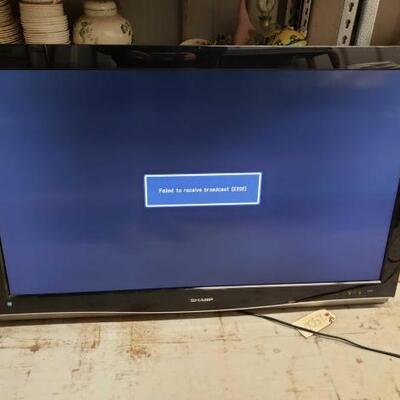 7506	

46" Sharp TV
Model No: LC-46D62U Power Cord Not Included