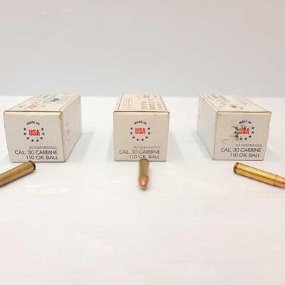 #953 • 150 Rounds Of .30 Carbine Ammo