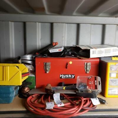 7528	

Tool box, extension cord, miscellaneous tools, and more
Tool box, extension cord, miscellaneous tools, and more
