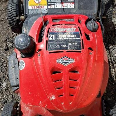 20502	

Troy-Bilt Lawn Mower
21â€ Troy-Bilt Lawnmower
Lawnmower