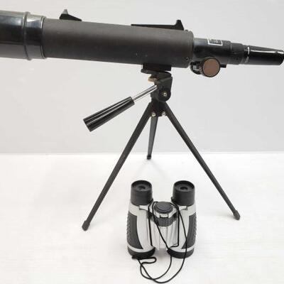 #1090 • Tasco Spotter Scope and Binoculars