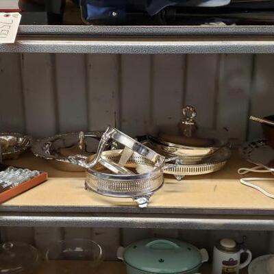 7558	

Silver Plated Knifes And Serving Dishes
Silver Plated Knifes And Serving Dishes