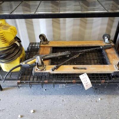 5038	

Pressure Washer, Furniture Dolly, Dog Cage, Extension Cords
Pressure Washer, Furniture Dolly, Dog Cage, And Extension Cords