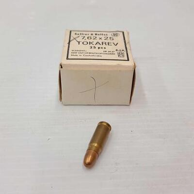 952 • 25 Rounds Of 7.62 x 25 Ammo