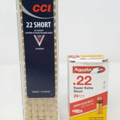 802	

149 Rounds Of 22 Short 29 GR
149 Rounds Of 22 Short 29 GR