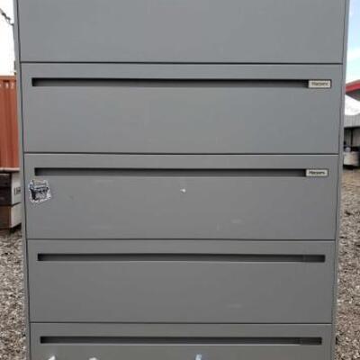 #15016 â€¢ Four Metal File Cabinets