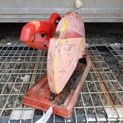 10512	

Milwaukee 14" Abrasive cut-off machine
Milwaukee 14" Abrasive cut-off machine