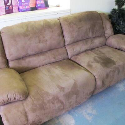 PRESALE ITEM: $300  ASHLEY FURNITURE RECLINING SOFA