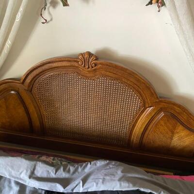 Four Poster Canopy Queen Waterbed w/Top Mattress - 94" Long x 72" Wide x 80" Tall - Pre-Sale $500