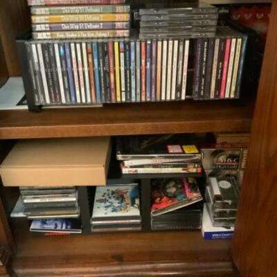 Misc music and movie CD's 