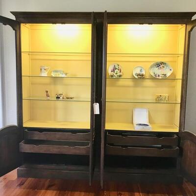 Baker lighted display cabinet $935
83 X 17 X 83