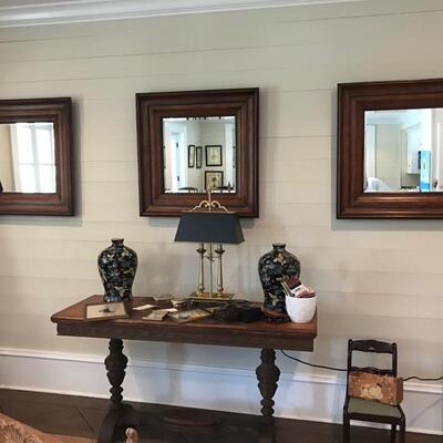 Pottery Barn easel mirror $185
approximately 72