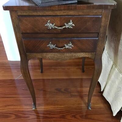 Baker side table with drawer $145
16 X 16 X 24