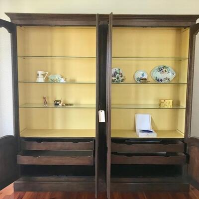 Baker lighted display cabinet $935
83 X 17 X 83