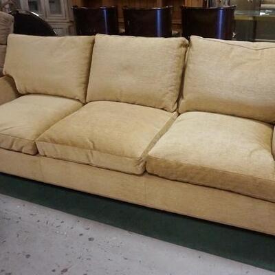 1033	JONAS BROTHERS SOFA *FINE UPHOLSTERERS & CURTAIN MAKERS TO THE TRADE, NY, NY* 93 IN WIDE
