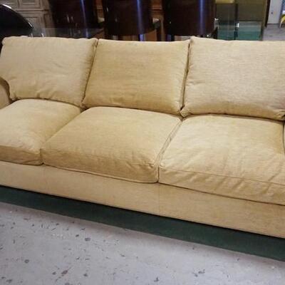 1032	JONAS BROTHERS SOFA *FINE UPHOLSTERERS & CURTAIN MAKERS TO THE TRADE, NY, NY* 93 IN WIDE

