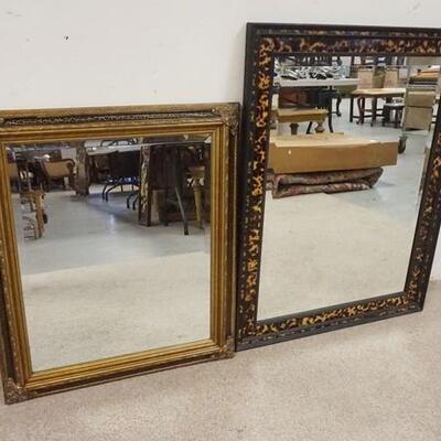 1311	2 BEVELED MIRRORS IN DECORATIVE FRAMES, LARGEST IS 28 3/4 IN X 37 IN
