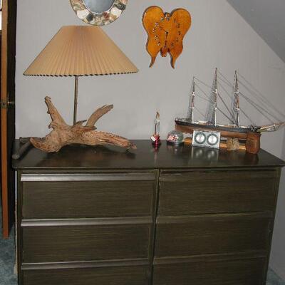 DRIFT WOOD LAMP     SOLD                                                              
 6 DRAWER CHEST BUY IT NOW $ 40.00