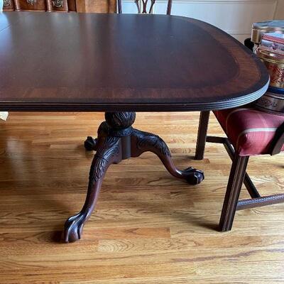Councill Mahogany Clawfoot Dining Room Table - Available for Pre-Sale - $3,000