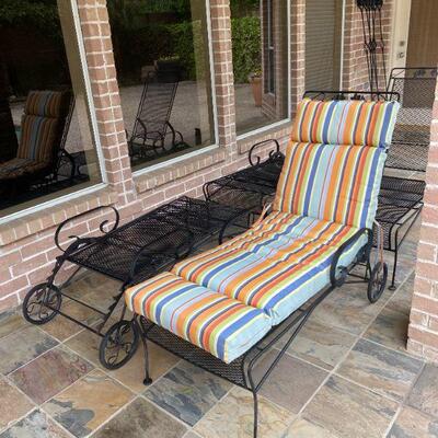 Cast Iron Outdoor Patio Furniture w/cushions