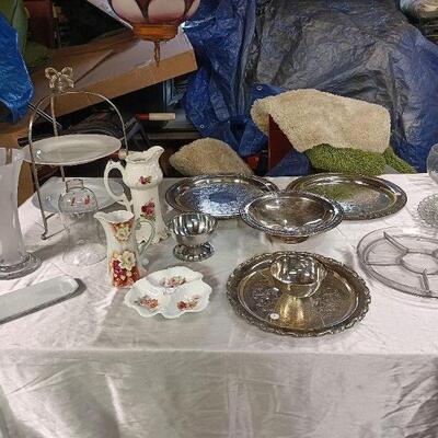 Miscellaneous China and Silverplate 