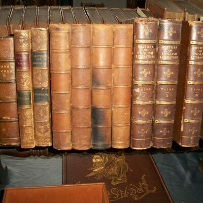 Miscellaneous Leather Bound Books