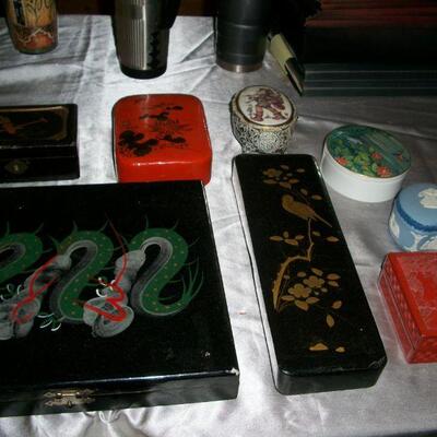 Chinese lacquer boxes