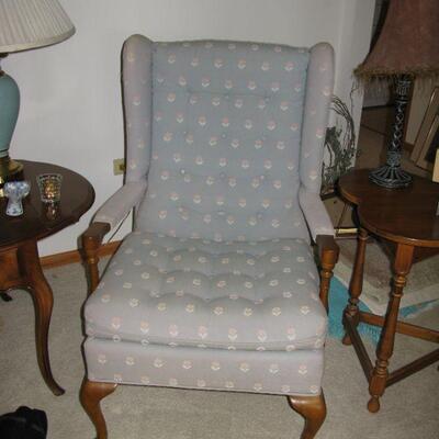 Ethan Allan wing back chair   BUY IT NOW $ 65.00