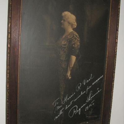 Ragna Linne signed autograph photo. 