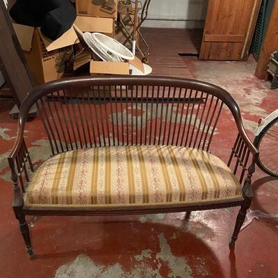 Great Spindle Back Settee