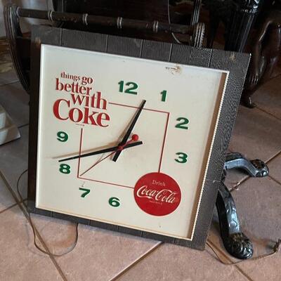 Plug in coke clock 