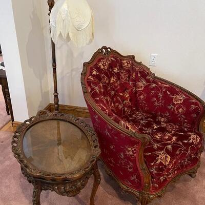 Victorian parlor chair 