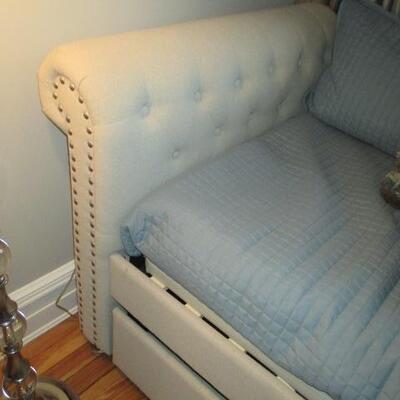 Trundle Bed w/Pullout Cool Gel Memory Foam Mattress  