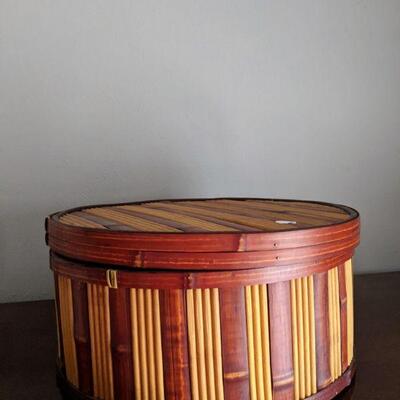 Bamboo Hatbox