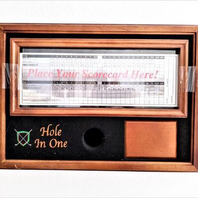 HOLE IN ONE - plaque 