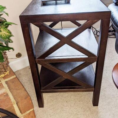 ContemporaryEspresso side table