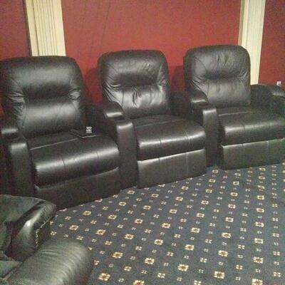 Great Triple Set Theatre Chairs