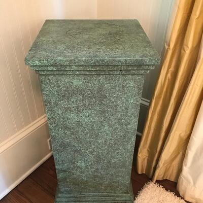 Vintage sponged painted pedestal $45
14 X 14 X 29