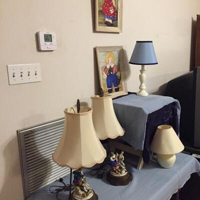 Lovely antique lamps